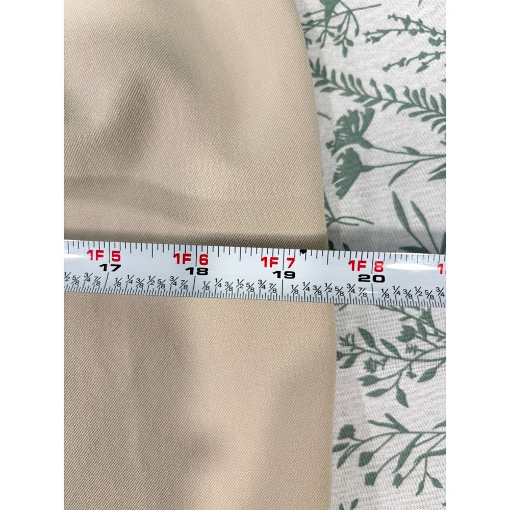 Womens Beige Wool Blend Dress Pants Size 6 High Rise Slim Ankle Career - Picture 11 of 11
